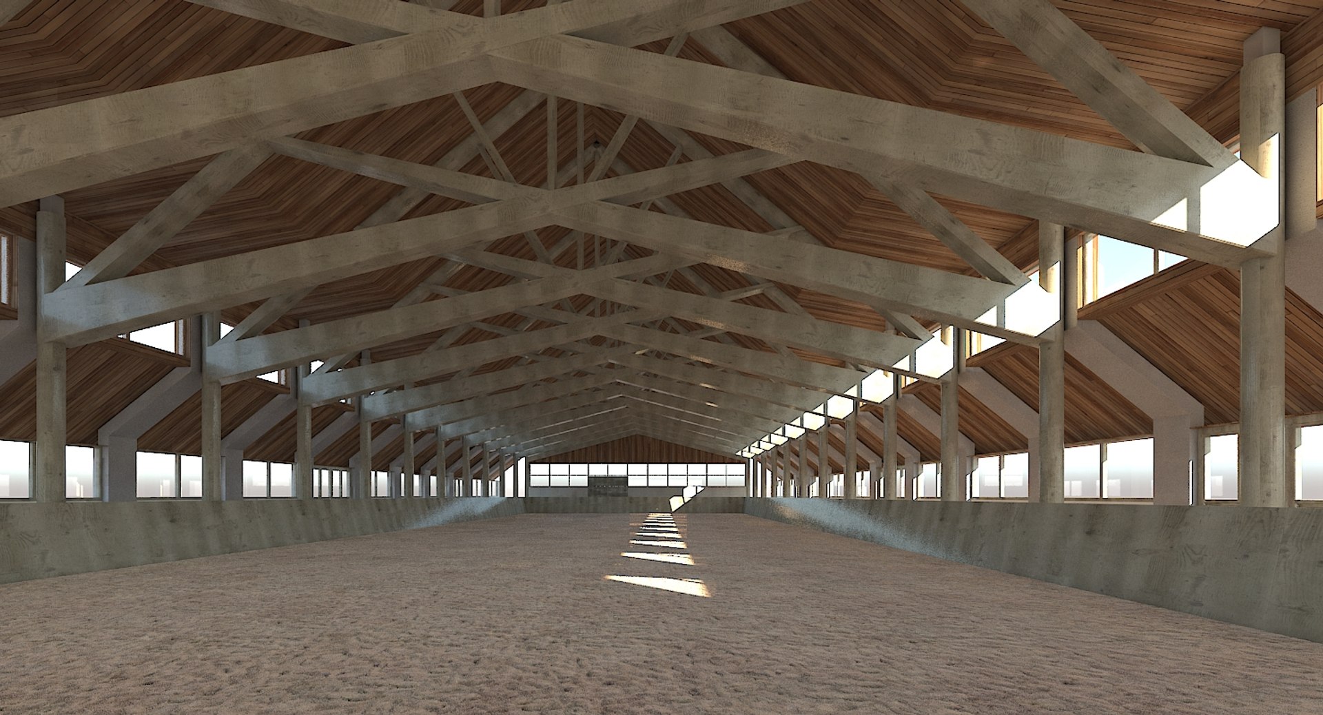 Riding Hall 3D - TurboSquid 1287437