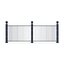 Metal Fencing Barrier Models for Gardens and Sidewalk model
