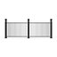 Metal Fencing Barrier Models for Gardens and Sidewalk model