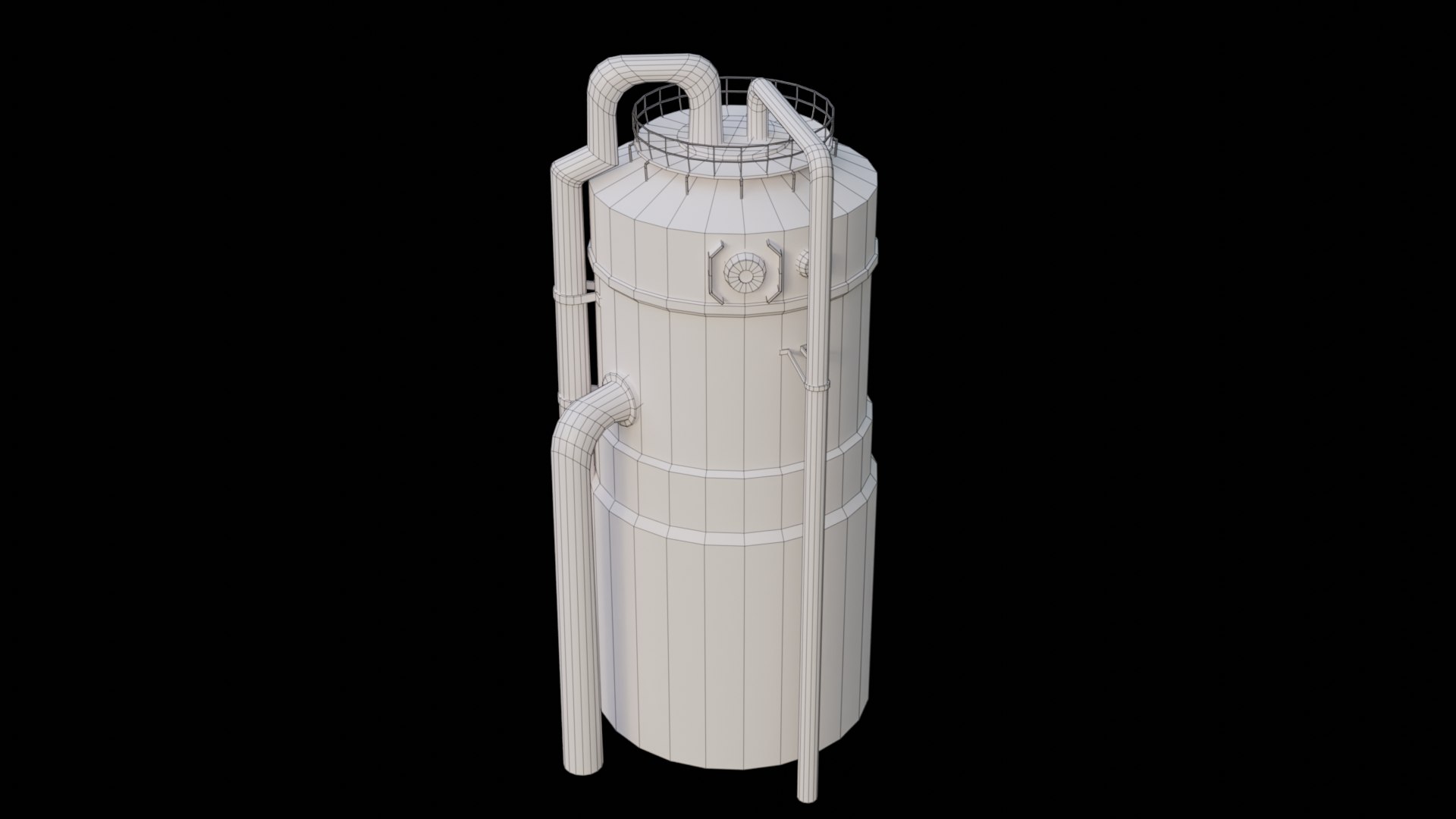 Old Rust Water Tower Low-poly 3D Model 3D Model - TurboSquid 2159982