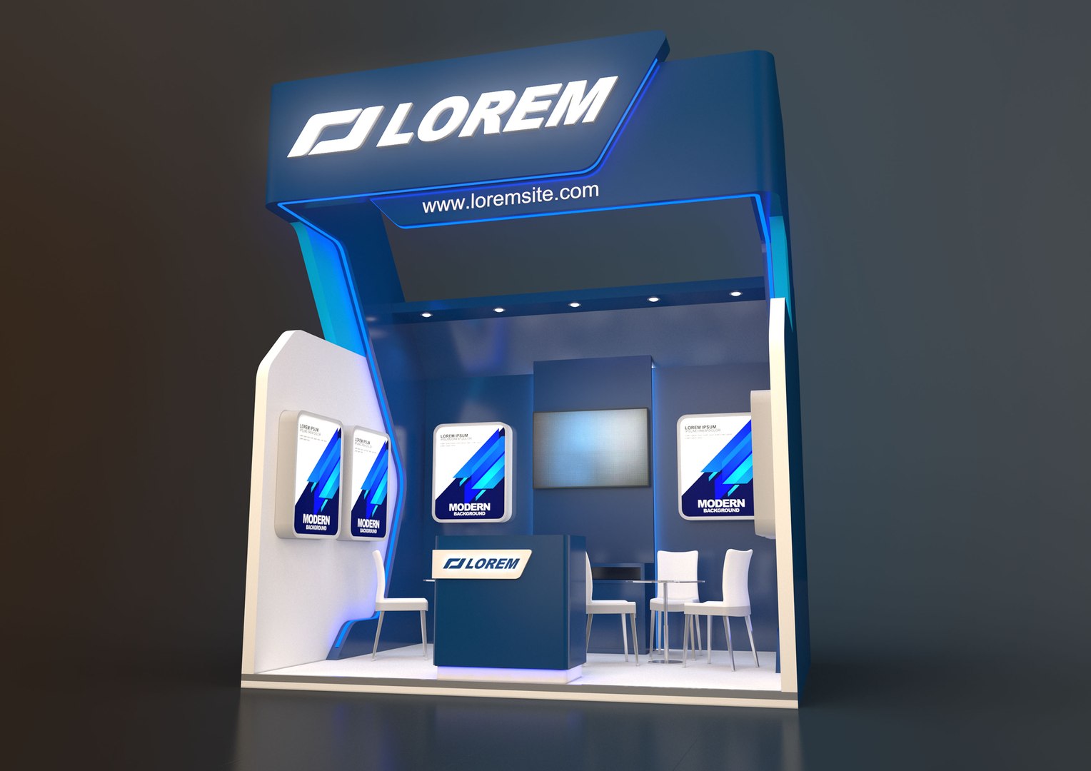 exhibition stand 12 sqm 3D model https://p.turbosquid.com/ts-thumb/0V/7Hv3wz/xkjqPG6b/preview02/jpg/1606131970/1920x1080/fit_q87/a7b25f8169691f1a099f7dd4ee692840e7e09307/preview02.jpg