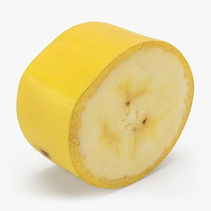 3D Banana Slice