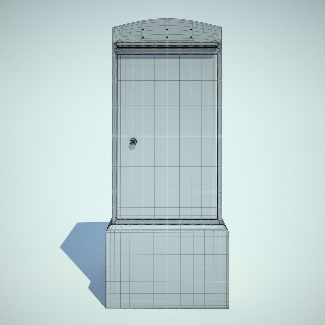 Mail Post Box 3d Fbx