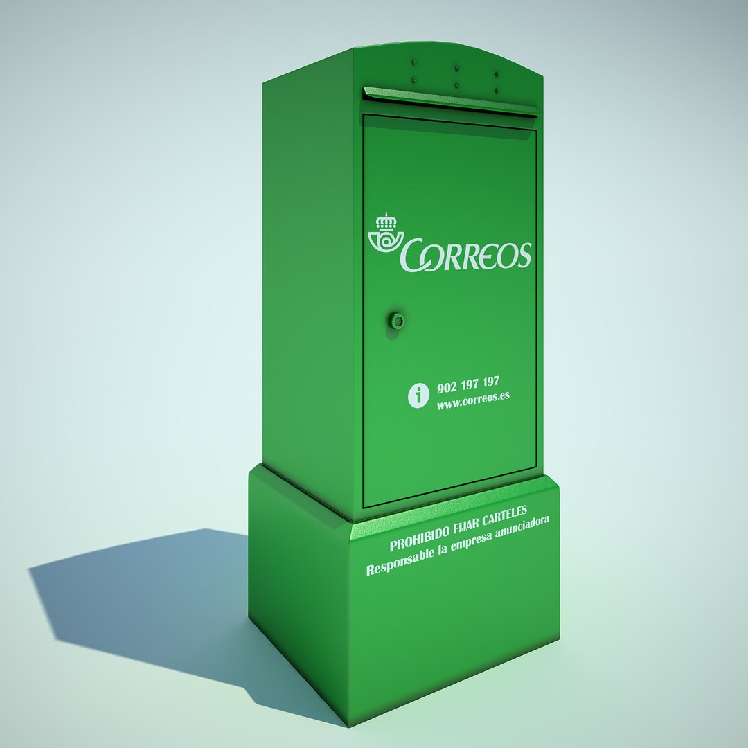 Mail Post Box 3d Fbx