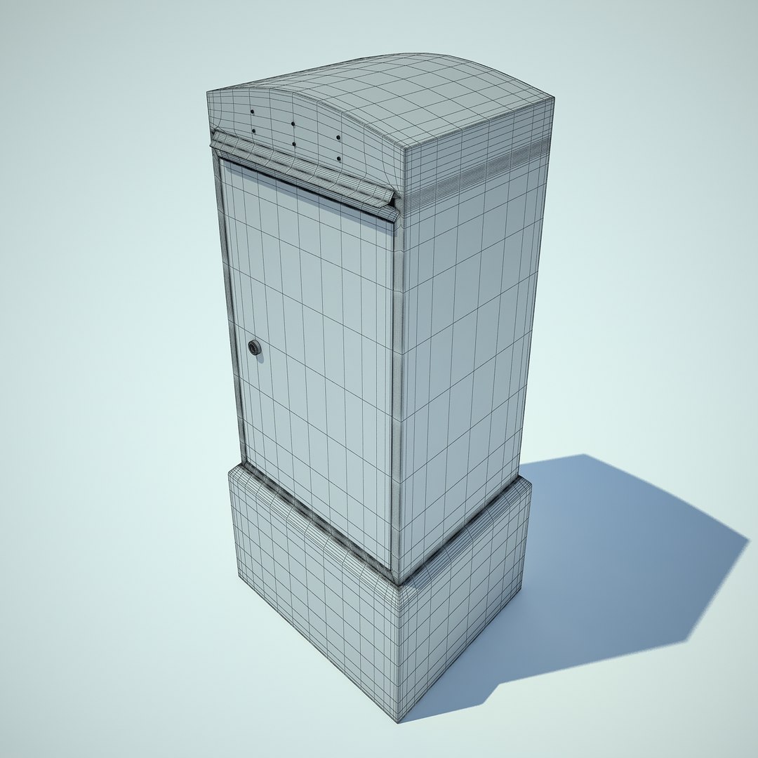 Mail Post Box 3d Fbx