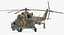 russian helicopter mil mi-24 hind 3d model
