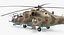 Russian Helicopter Mil Mi-24 Hind Rigged 3D Model