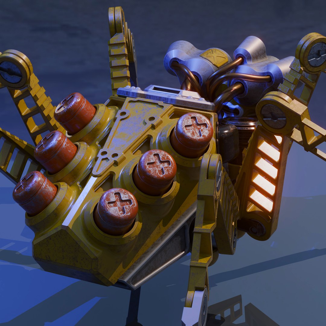 Mechanical Spider Robot 3D model https://p.turbosquid.com/ts-thumb/0V/GusXLE/jS/9/jpg/1765135004/1920x1080/fit_q87/05143f386c6f6575217ea9b360e8c84751151ded/9.jpg