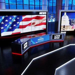 TV Studio New York VR model