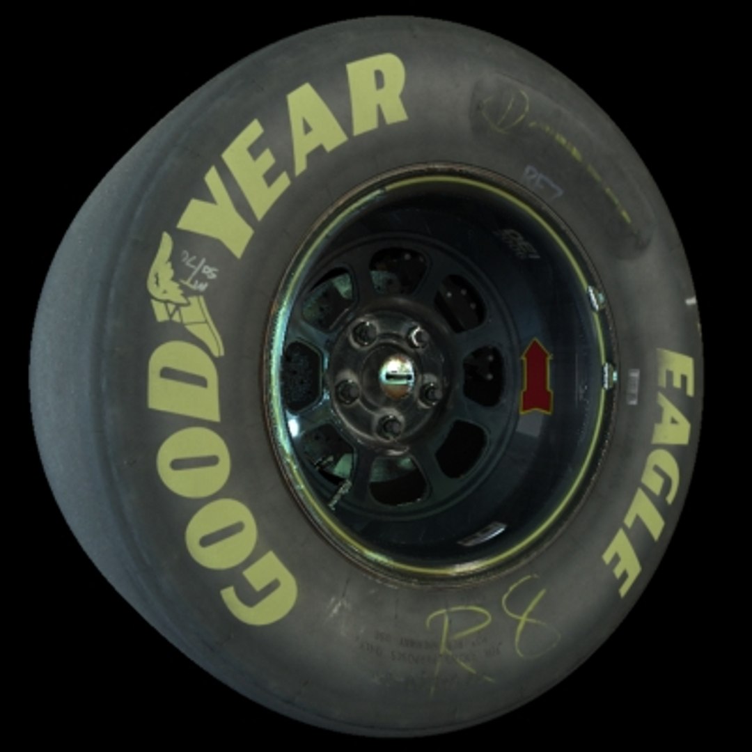 3d Model Nascar Racing Wheel