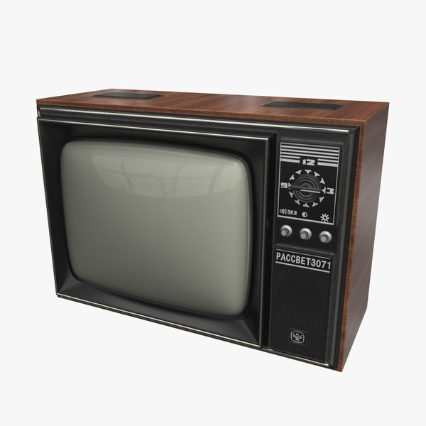 3d old soviet tv