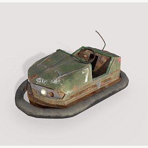 abandoned pripyat bumper car-dodgem 3D model