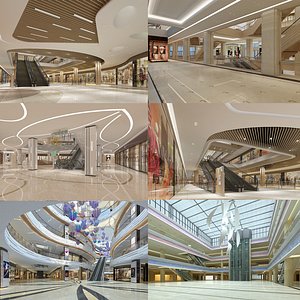 3D model Shopping Mall Collection 04