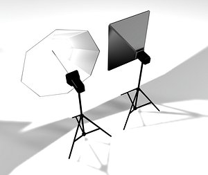 3d studio lights