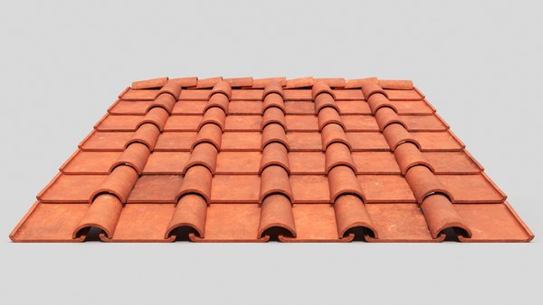 modelo 3d Techo de teja romana - TurboSquid 1891304