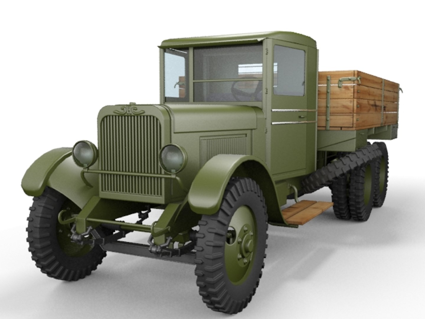 ZiS-6カーゴ3Dモデル - TurboSquid 617652