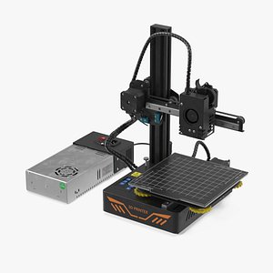 Mini 3D Printer with PSU 3D model