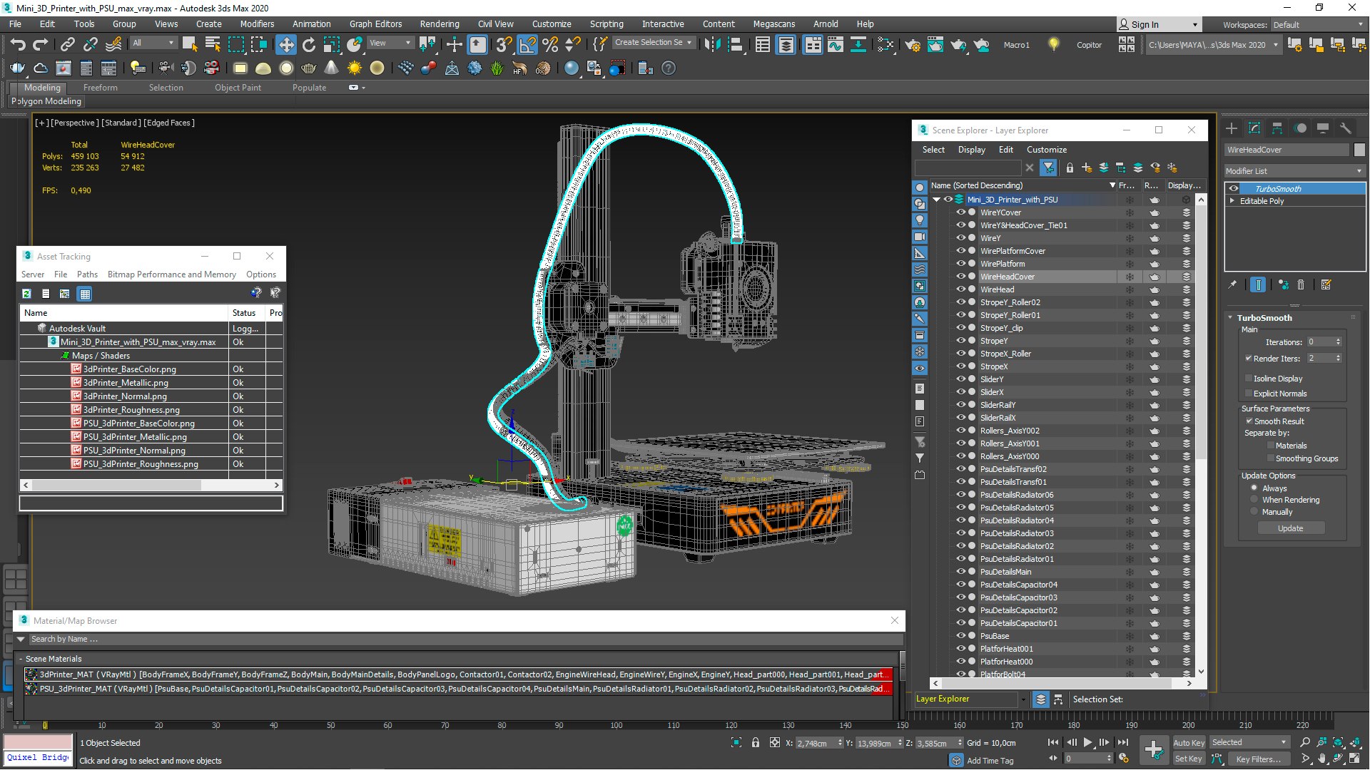 Mini 3D Printer with PSU 3D model https://p.turbosquid.com/ts-thumb/0V/dWb9SH/ZI/mini_3d_printer_with_psu_033/jpg/1743397203/1920x1080/fit_q87/f1d1e6cfa1f014874771a5213fc3b3e695dc0590/mini_3d_printer_with_psu_033.jpg