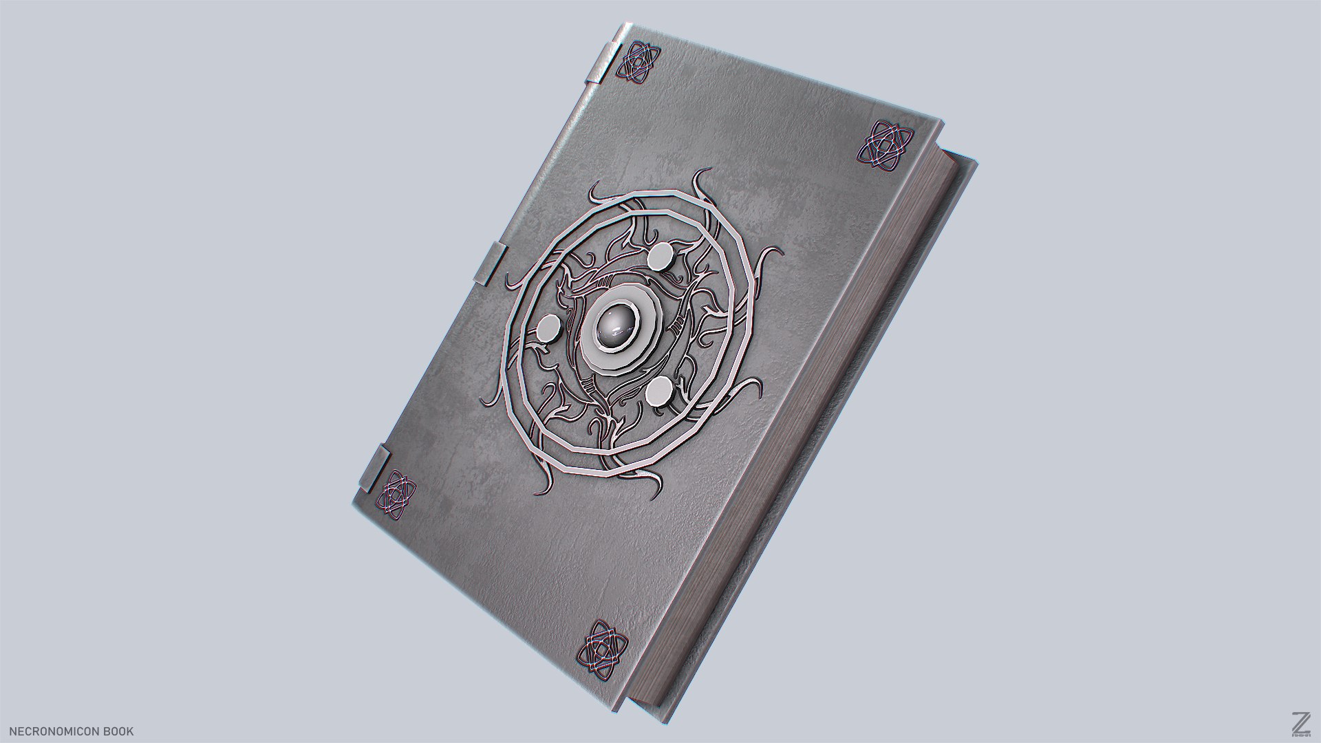 3D Necronomicon book model - TurboSquid 2166610