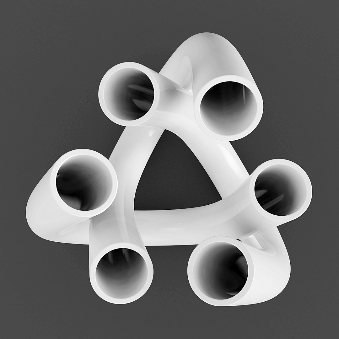 Tube Vase 3d Obj