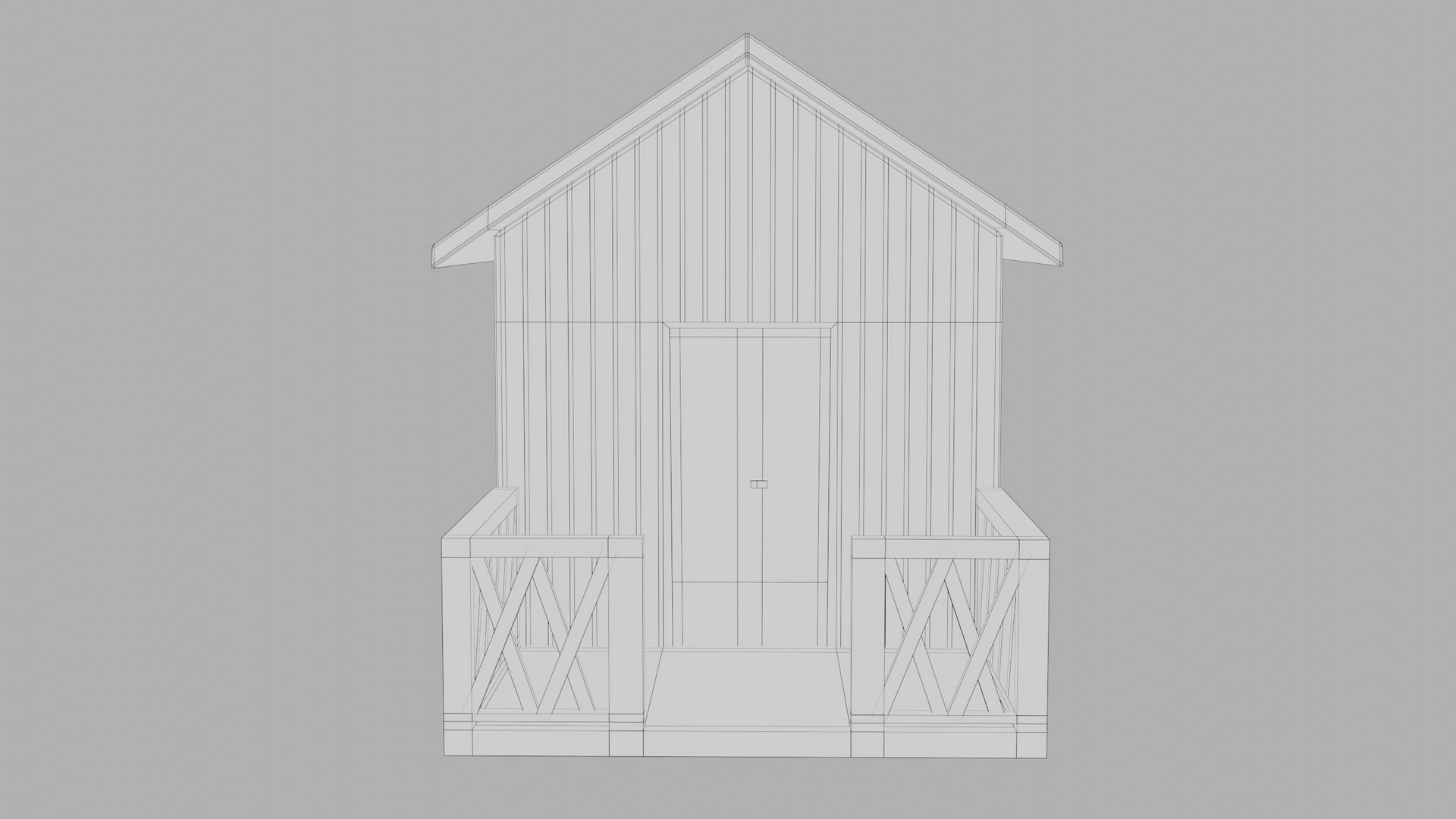 3D Beach Cabin - TurboSquid 2088364