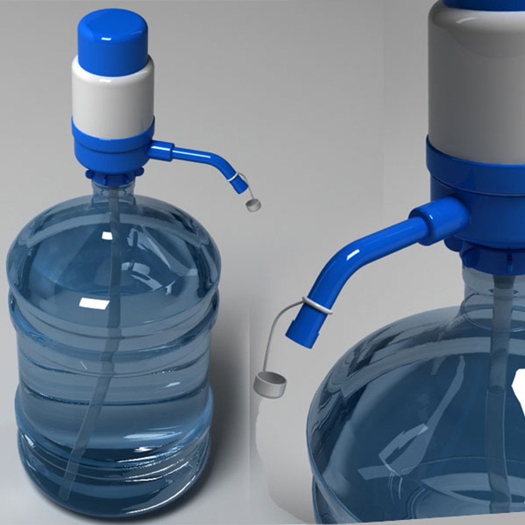 Manual Water Pump Bottle Obj