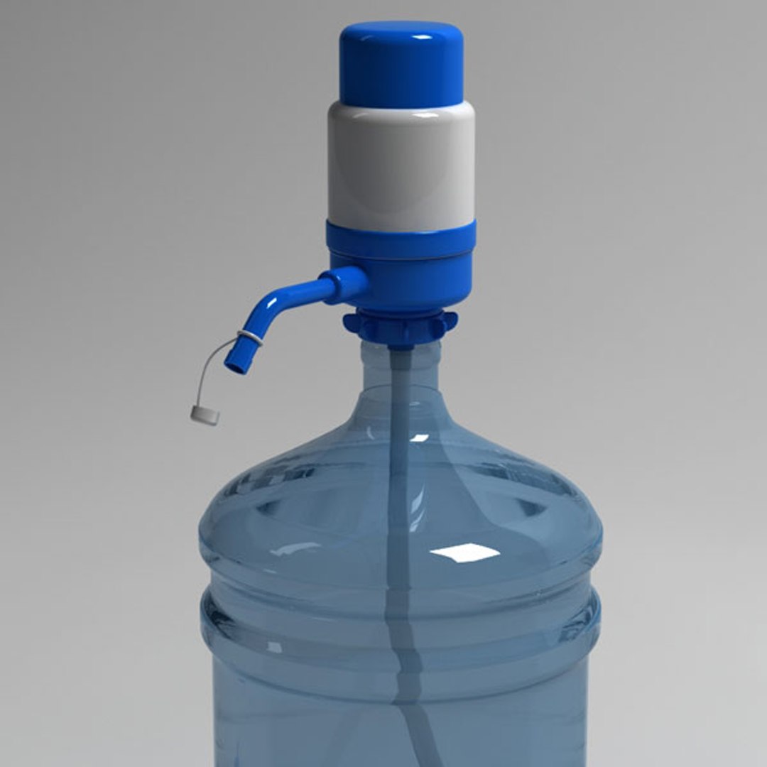 Manual Water Pump Bottle Obj