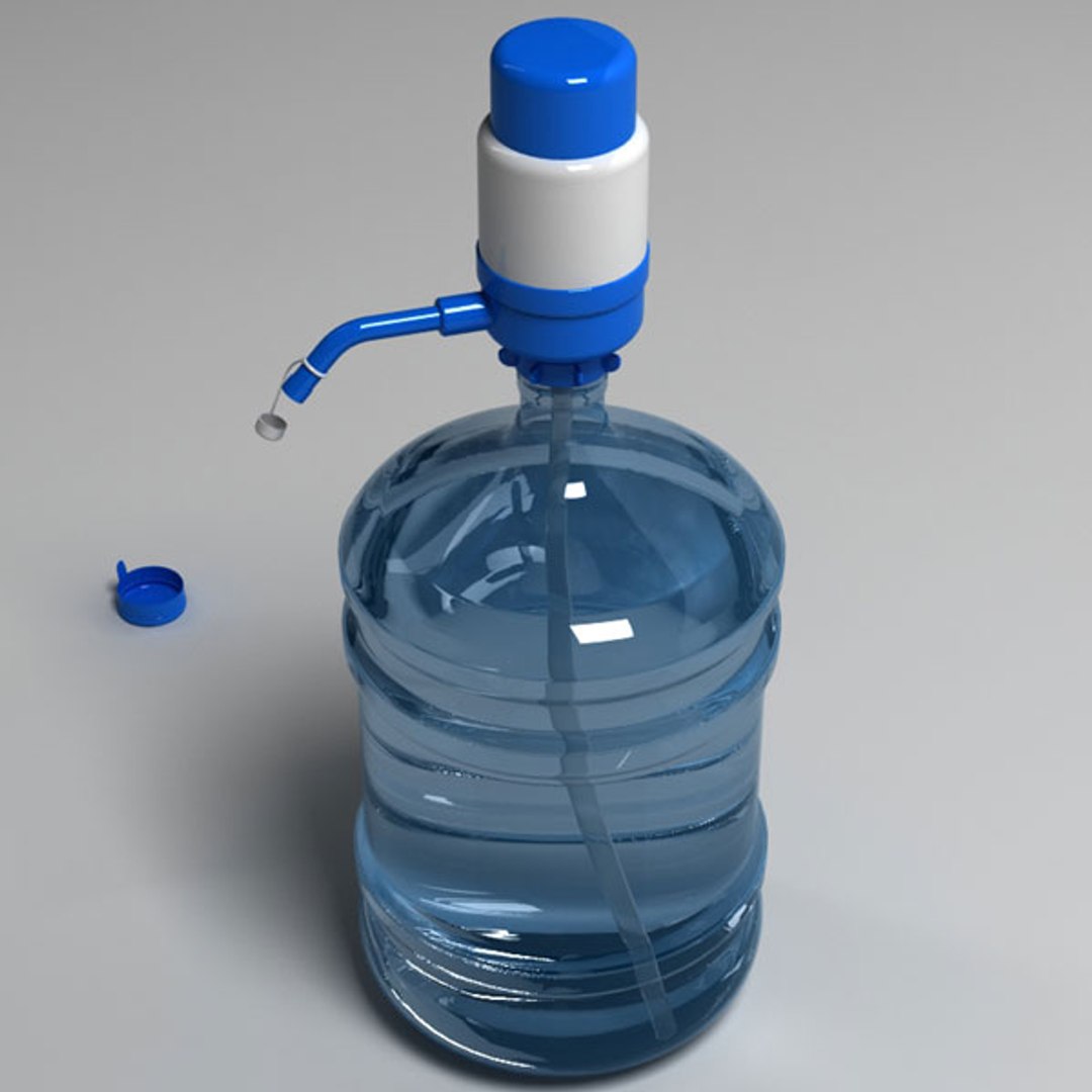 Manual Water Pump Bottle Obj