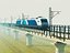 Modelo 3D de locomotora eléctrica de carga para viaducto ferroviario