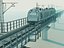 Modelo 3D de locomotora eléctrica de carga para viaducto ferroviario
