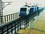 Modelo 3D de locomotora eléctrica de carga para viaducto ferroviario