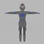 Cavaliere Low Poly truccato 3