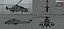 Mi-35 Hind-E Photorealistic Russian combat helicopter