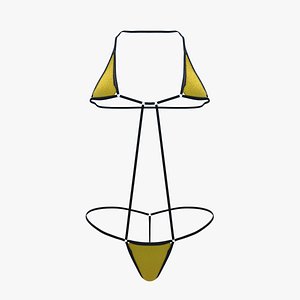 Swimsuit SMS 59 3D model