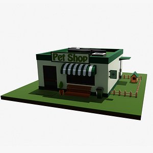 Low Poly Pet Shop