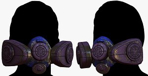 gas mask 3D model