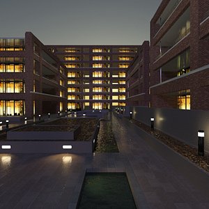 max building courtyard
