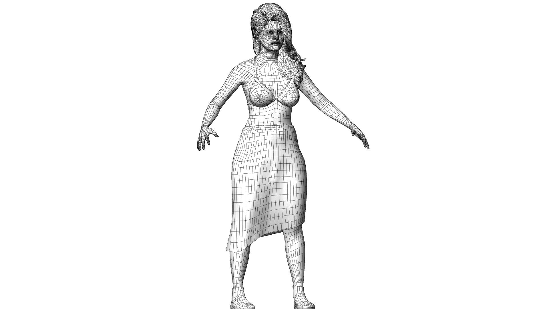 Beautiful young woman 3D model https://p.turbosquid.com/ts-thumb/0W/1AZ8Le/Pu/wireframe02/png/1648085813/1920x1080/fit_q87/8c458f8878d82b0839dc7d9551a9d8f3f2231e59/wireframe02.jpg