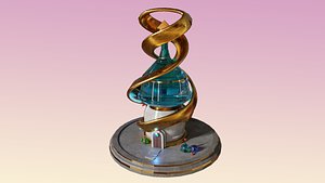 Fantasy Potion House Low-poly 3D model 3D