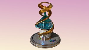 Fantasy Potion House Low-poly 3D model