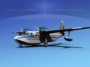 mallard grumman g-73 3d dxf