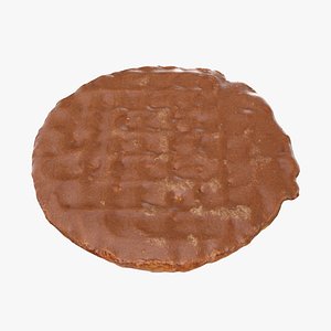 3D Chocolate Oat Biscuit