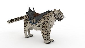 saddled  Snow Leopard