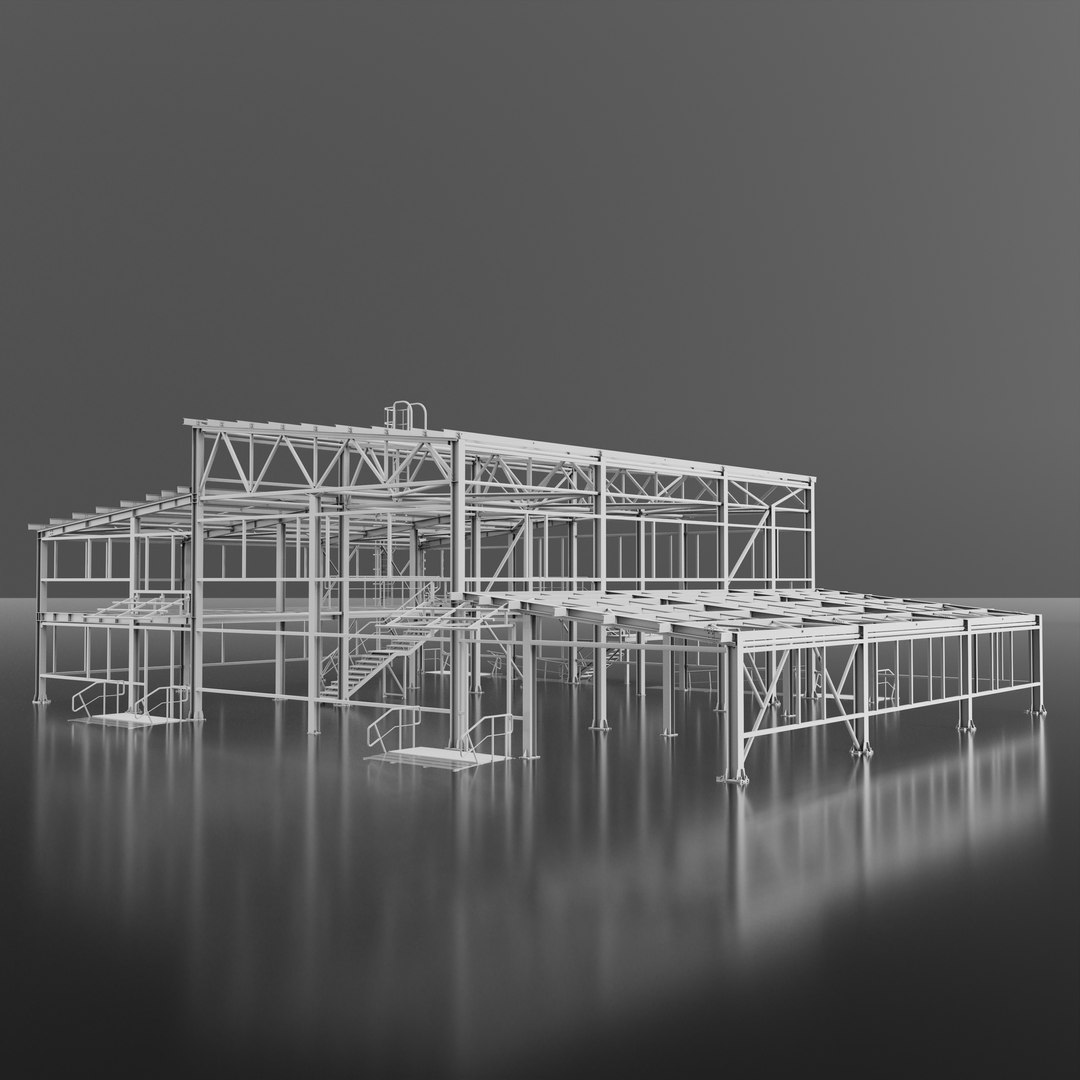 Industrial Metal 3D - TurboSquid 2240995