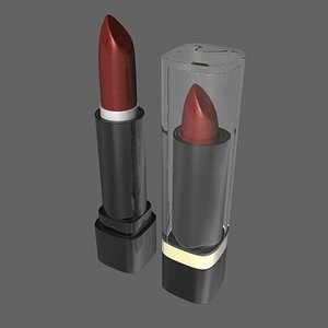 lipstick makeup accessories c4d