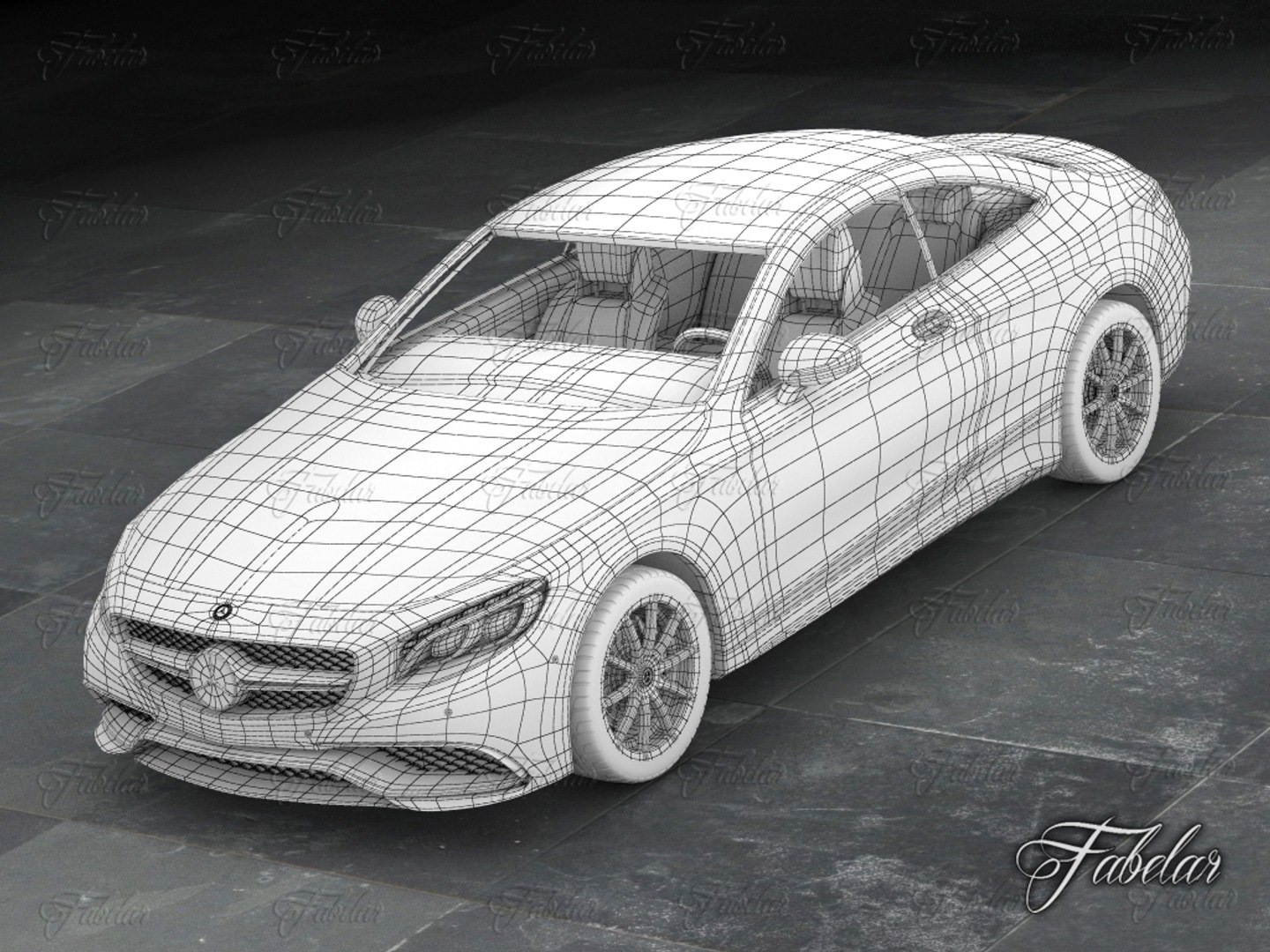 3d Model Mercedes S63 Amg Coupè
