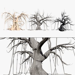 3D Haunted Tree Pack