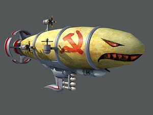 Red Alert Kirov Airship Low-poly