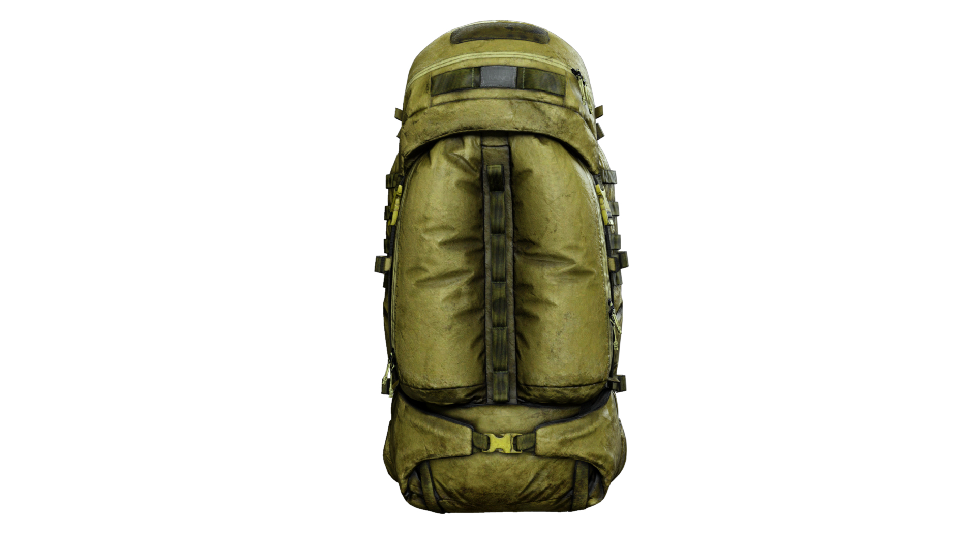 3D High-Capacity Combat Backpack - Adventure Ready 3D Model ...