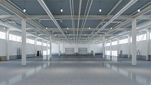3D warehouse modern interior